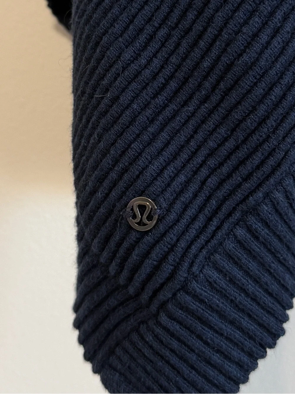 Lululemon Knit Ribbed Poncho Sweater One Size Fits All It All Lines Up Crewneck